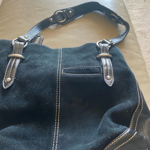 Black suede The Sak hobo purse - Picture 6 of 8